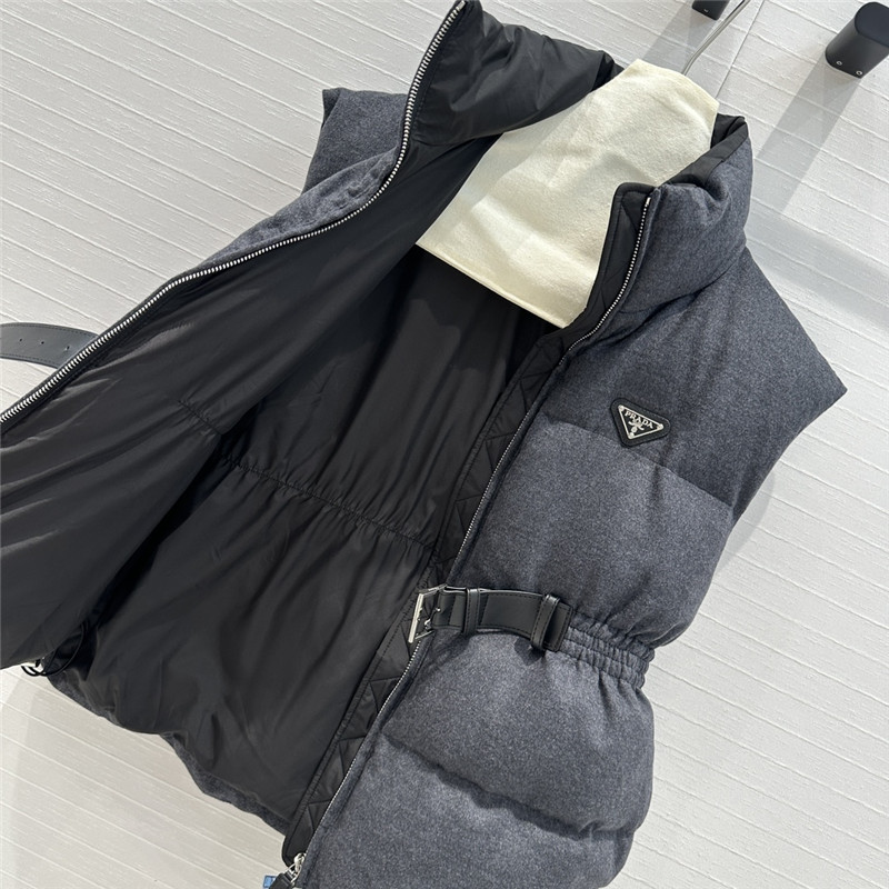 Pra*a wool down vest replica clothing sites