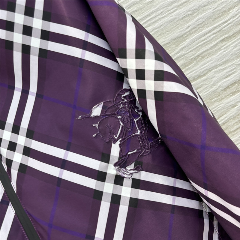 Bv*b*rry hooded check trench coat replica designer clothes