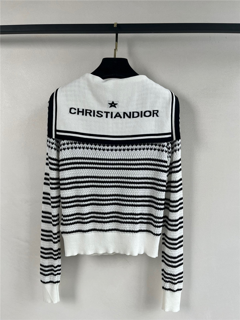 D10r navy collar knitted long sleeve replicas clothes