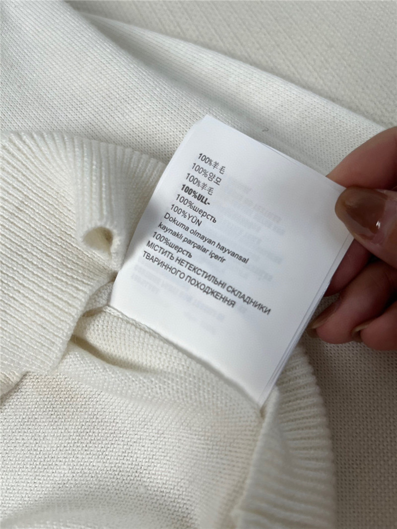 M1um1u long-sleeved knitted top replica clothing sites