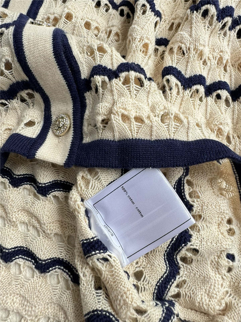 Ch**el new hollow cardigan cheap replica designer clothes