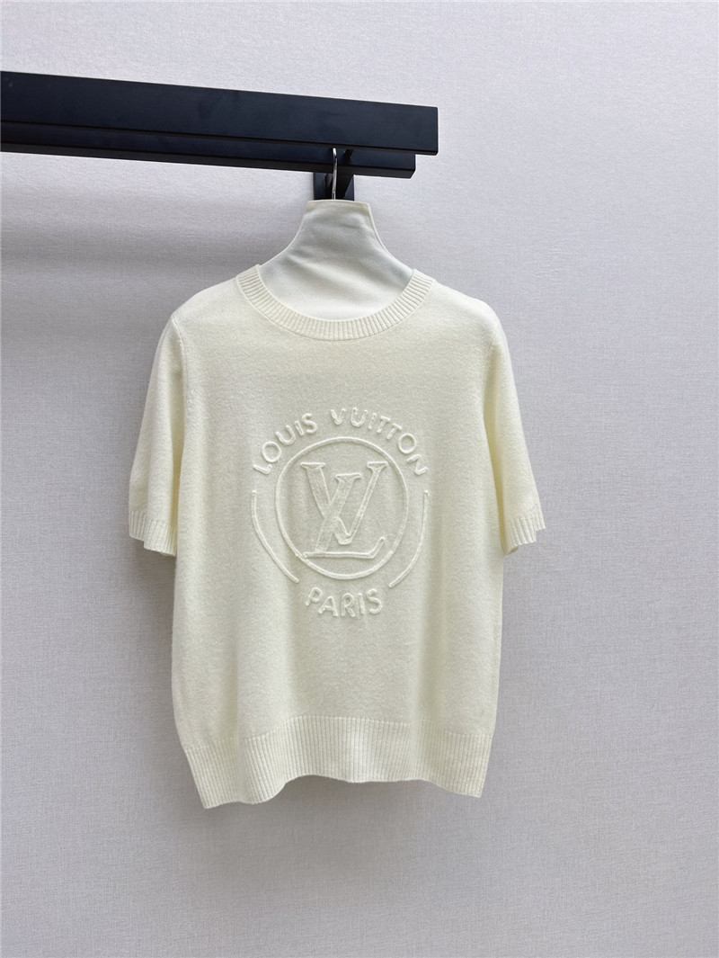 l0vis Vvtt0n lv knitted short-sleeved top replicas clothes