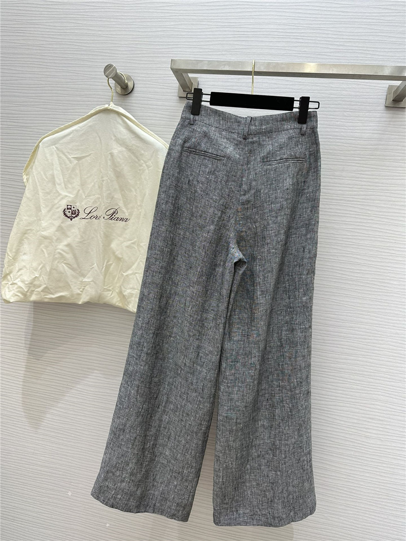 L0r0 P1ana linen wide-leg trousers replica clothing sites