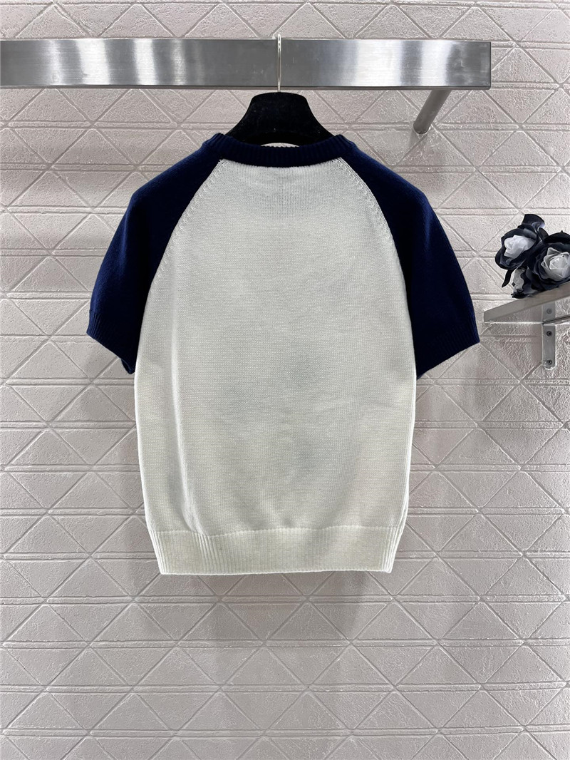Ch**el knitted short-sleeved sweater replica clothing sites