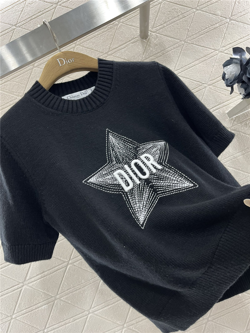 D10r D10ralps short-sleeved wool top black