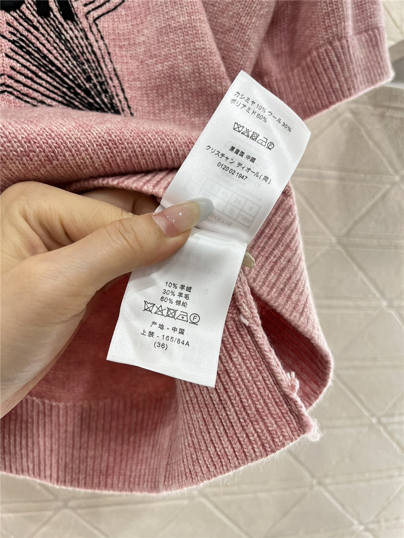 D10r D10ralps short-sleeved wool top pink