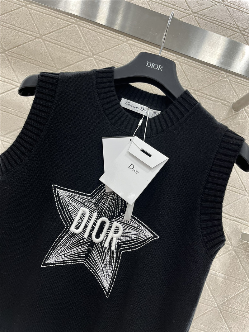 D10r D10ralps sleeveless wool top black