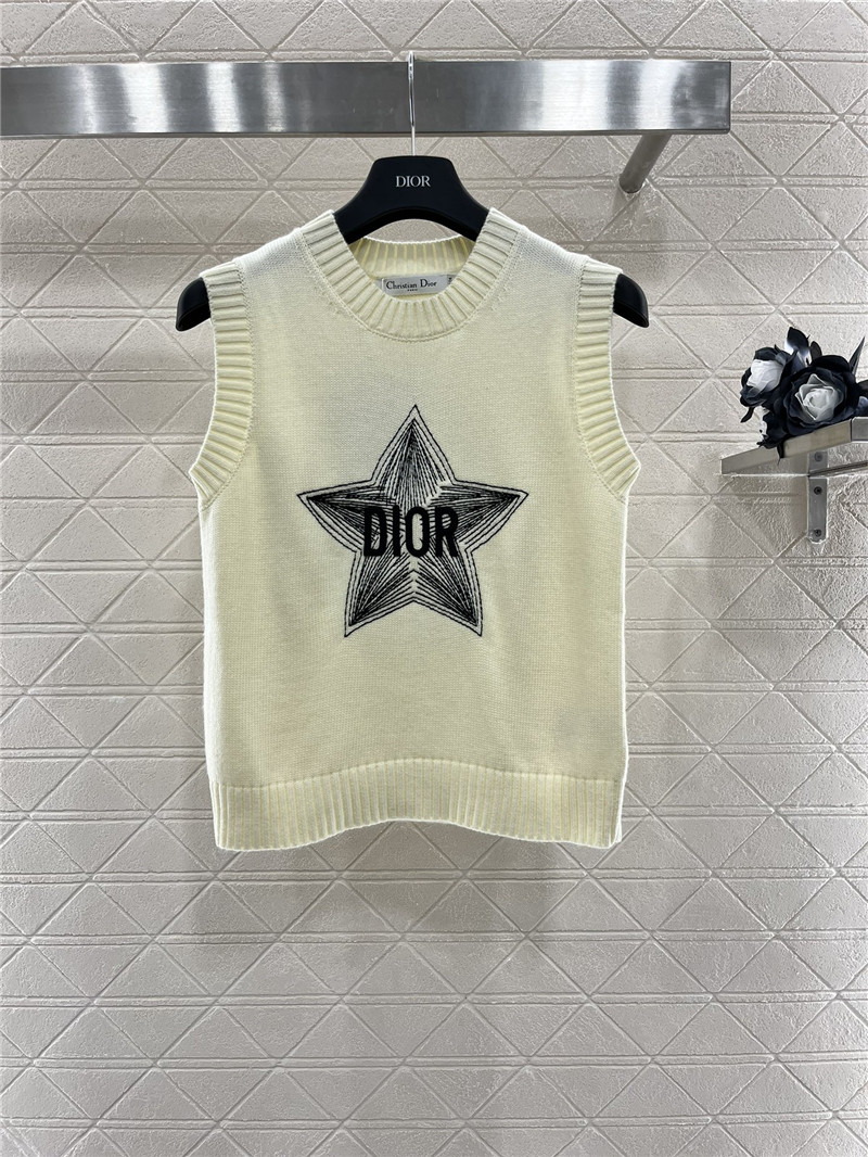 D10r D10ralps sleeveless wool top ivory