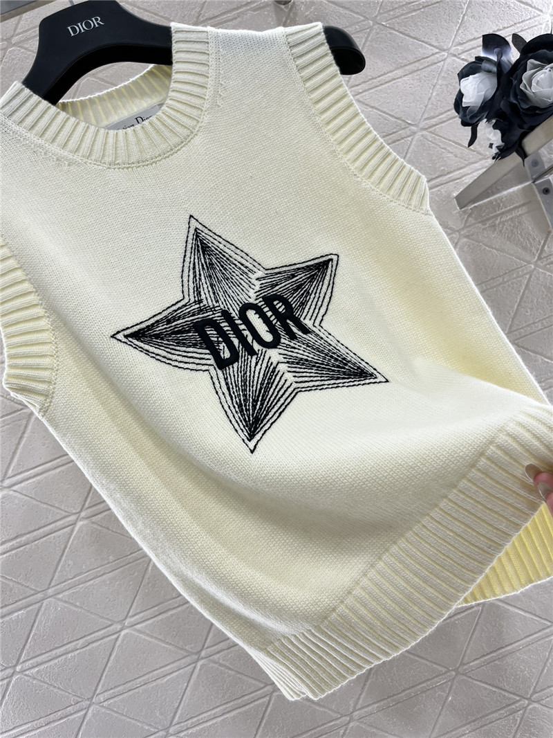 D10r D10ralps sleeveless wool top ivory