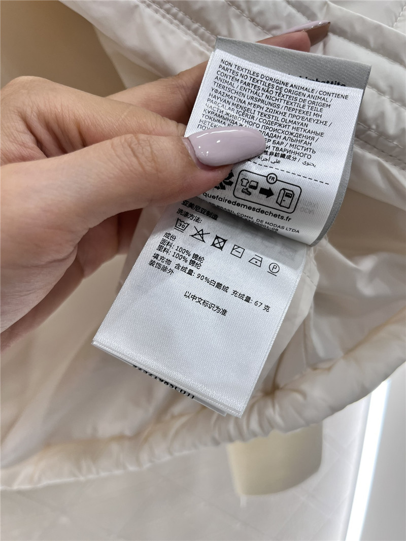 Moncler splicing cashmere down jacket replica clothing sites