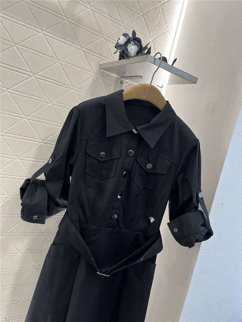 D10r long sleeve belt shirt dress replica d&g clothing