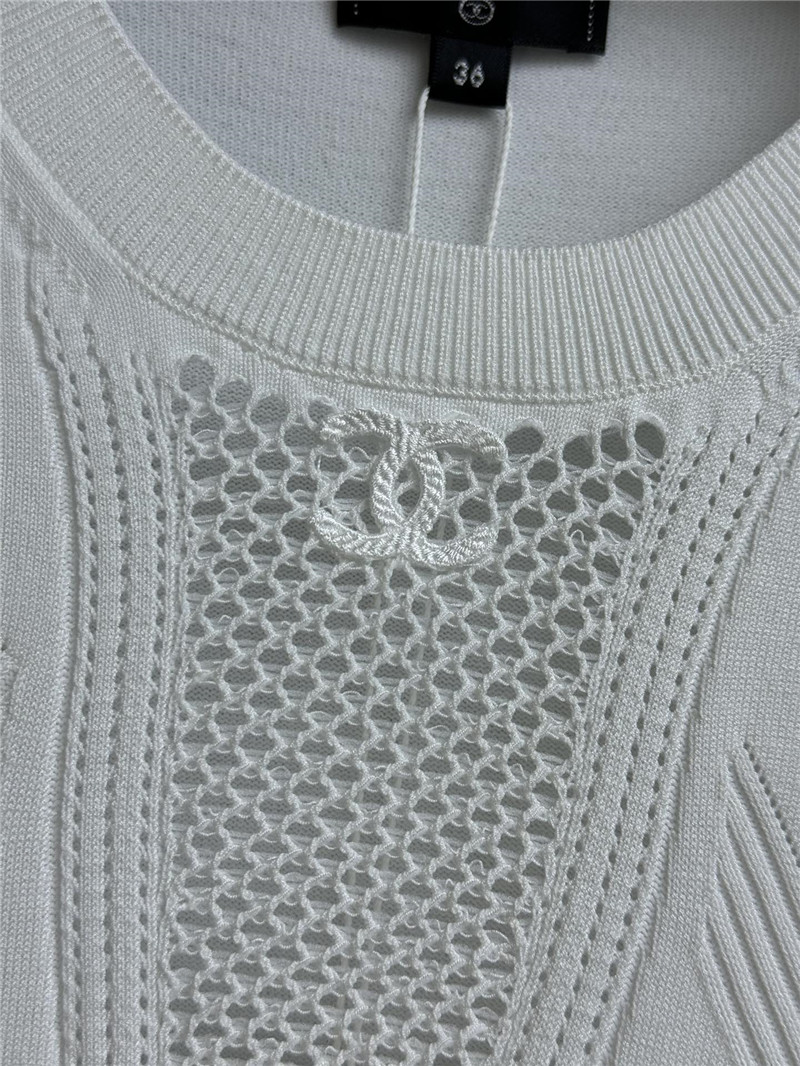 Ch**el double c knitted dress replica d&g clothing