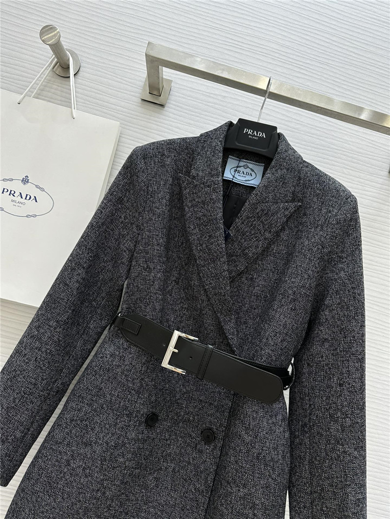 Pra*a mid length suit jacket replica designer clothing websites
