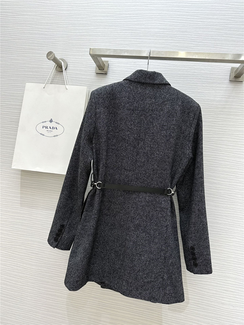 Pra*a mid length suit jacket replica designer clothing websites