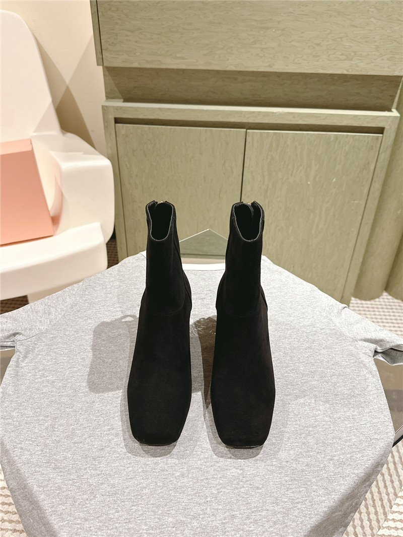 Miu Miu Suede Ankle Boots