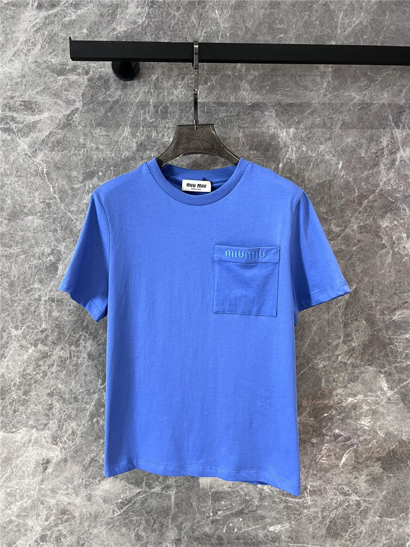 M1um1u crew neck short sleeve t-shirt replica d&g clothing