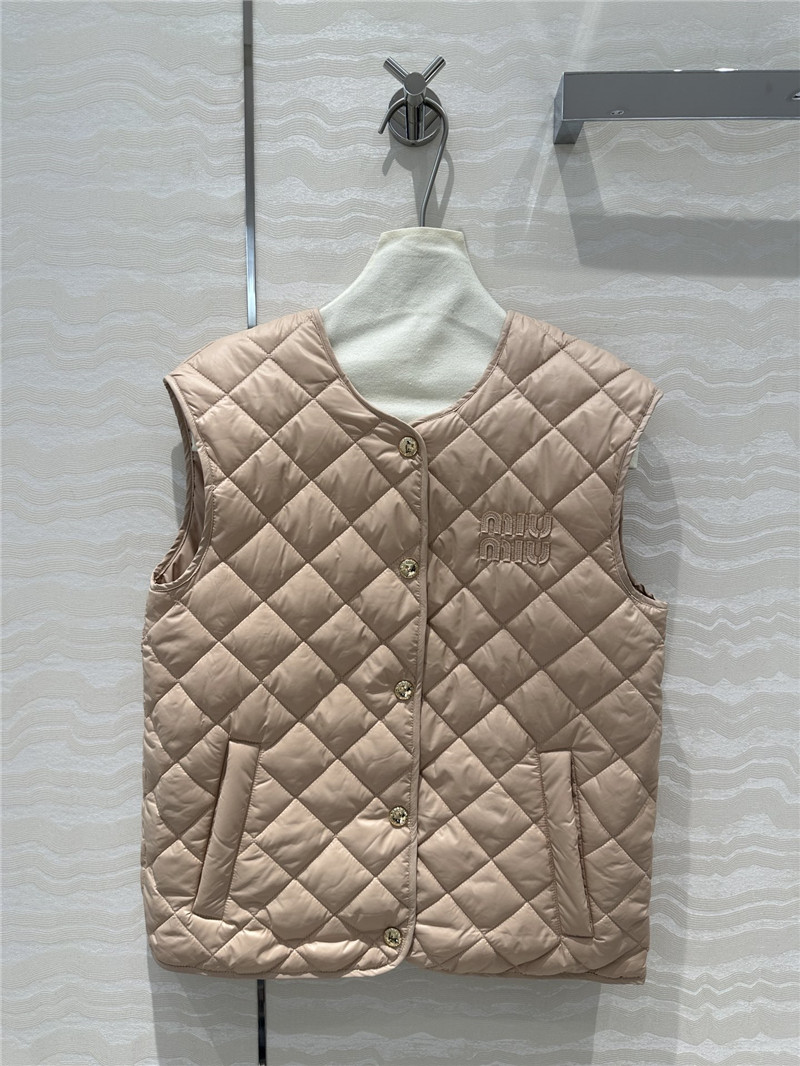 M1um1u cotton vest replica designer clothes