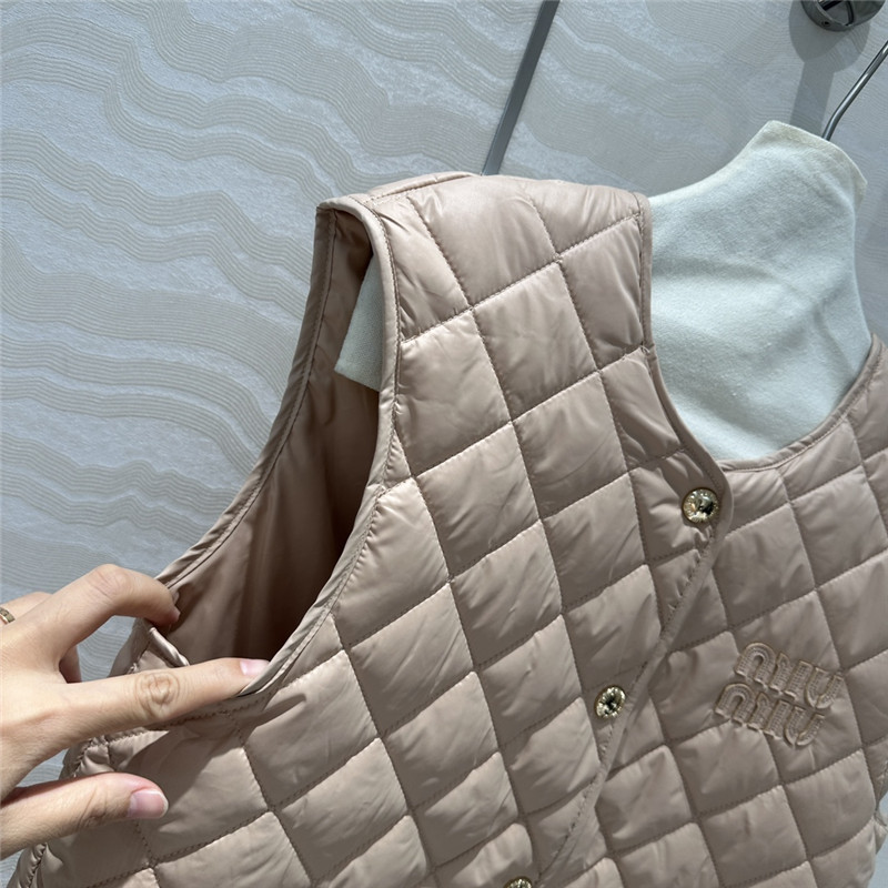 M1um1u cotton vest replica designer clothes