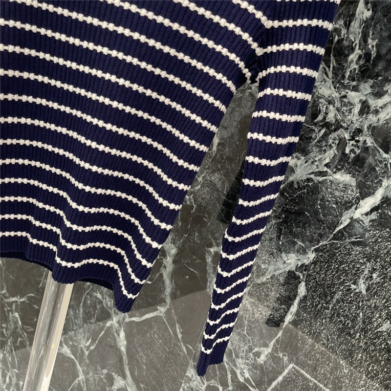 Ch**el round neck long sleeve top replica clothes