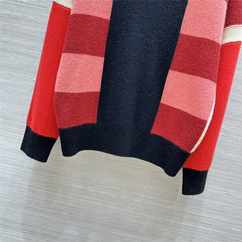 H**me5 lettres equestres long-sleeve sweater navy