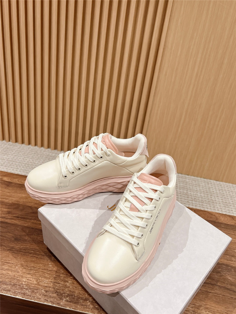 j1m*y ch00 beige pink D1am0nd maxi/f ii sneakers