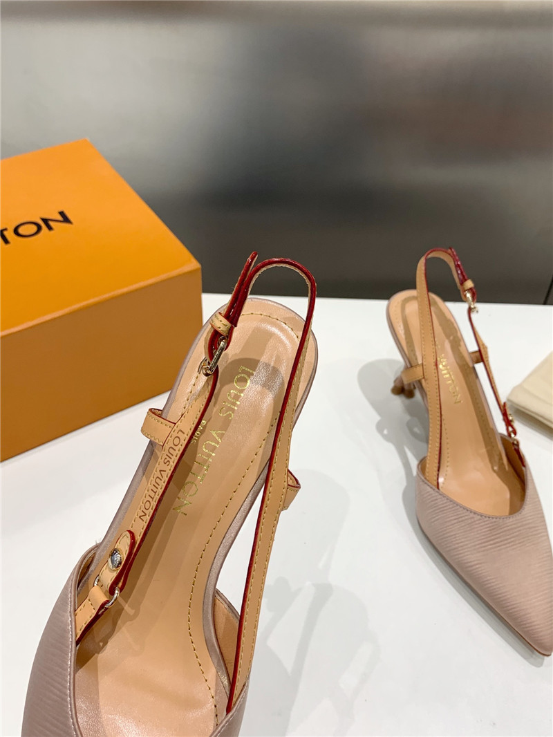 l0vis Vvtt0n blossom slingback pumps nude embroidered