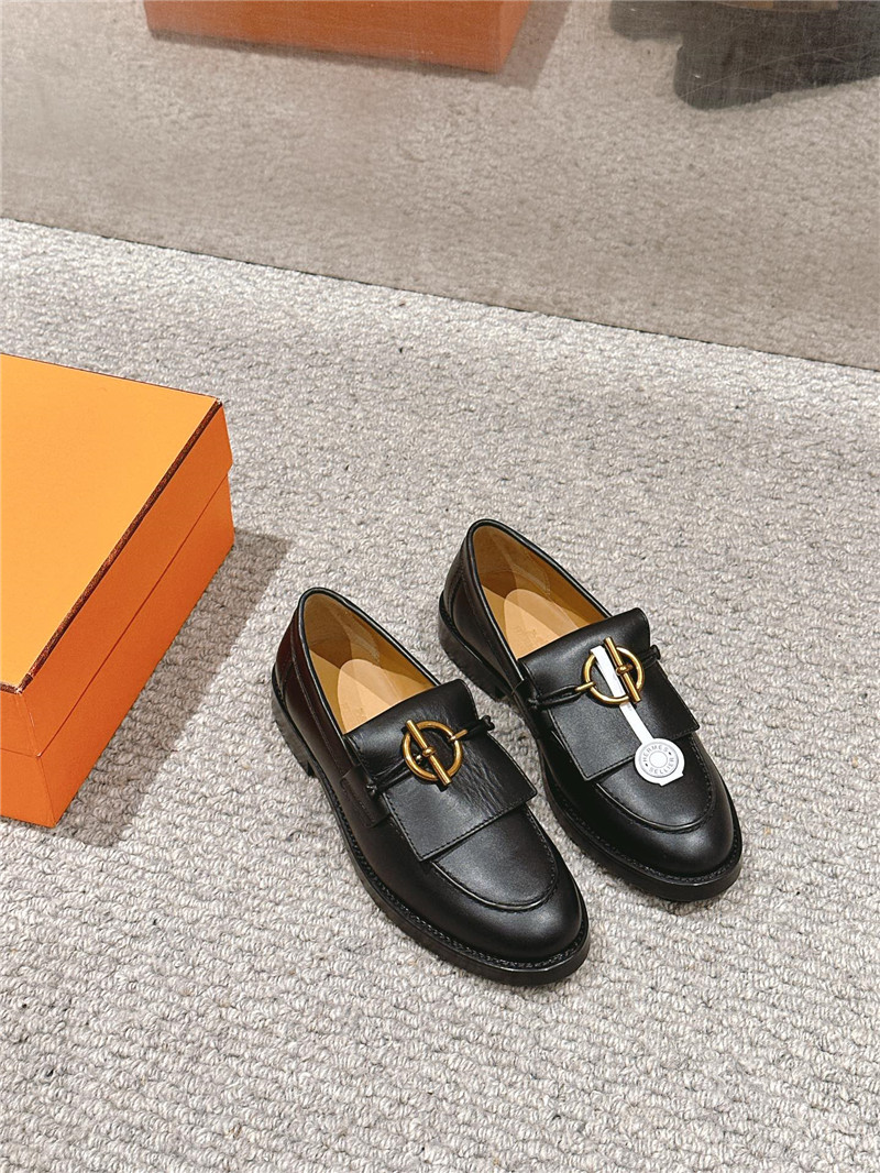 H**me5 impact loafers in black calfskin