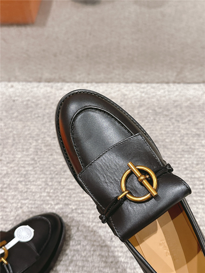 H**me5 impact loafers in black calfskin