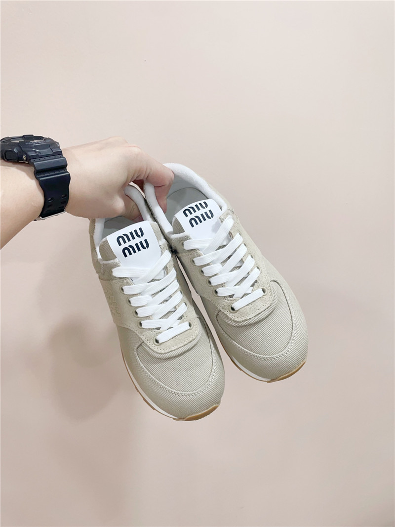 Miu Miu x New Balance 574 Leather Sneakers for Women