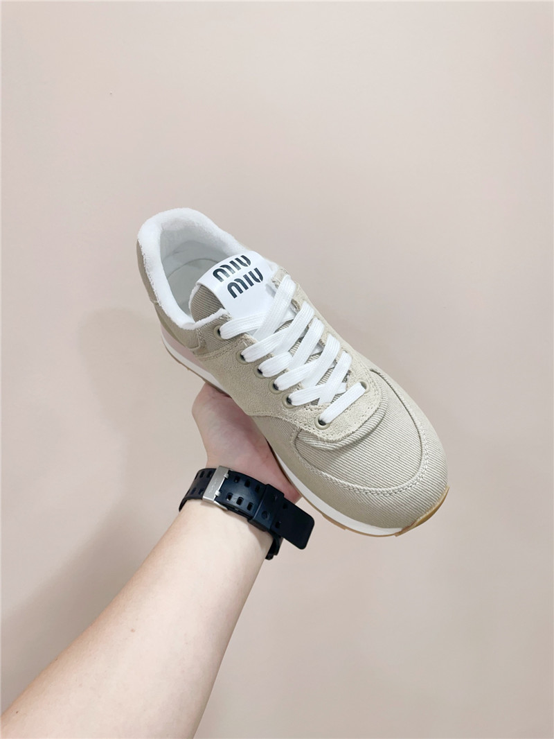 Miu Miu x New Balance 574 Leather Sneakers for Women