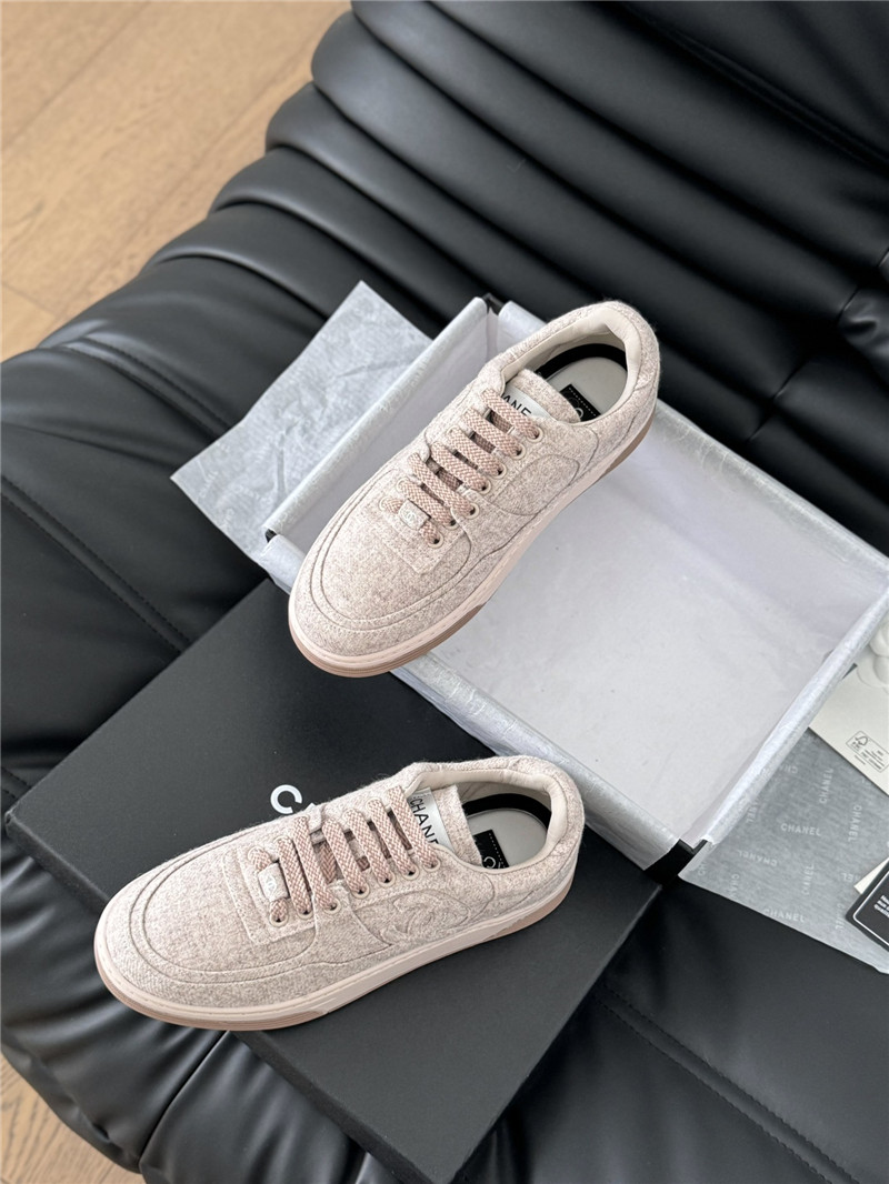 Ch**el pink logo air force sneakers for women