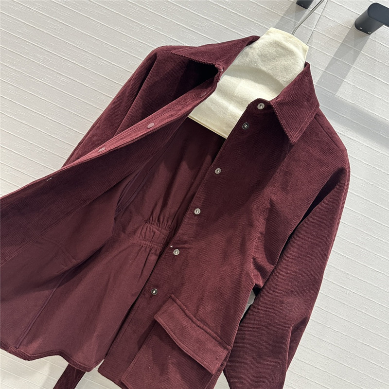 Vanitoo corduroy lace-up shirt replica clothing sites