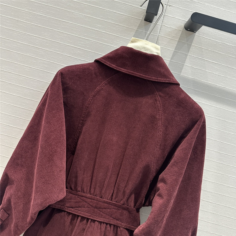 Vanitoo corduroy lace-up shirt replica clothing sites