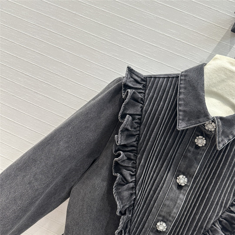 Ch**el denim jacket cheap replica designer clothes