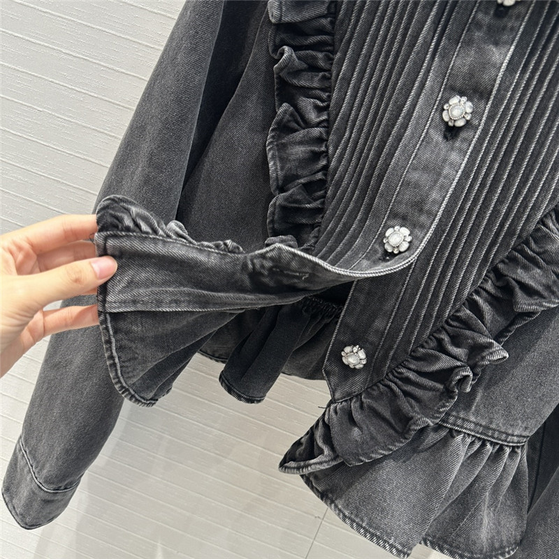 Ch**el denim jacket cheap replica designer clothes