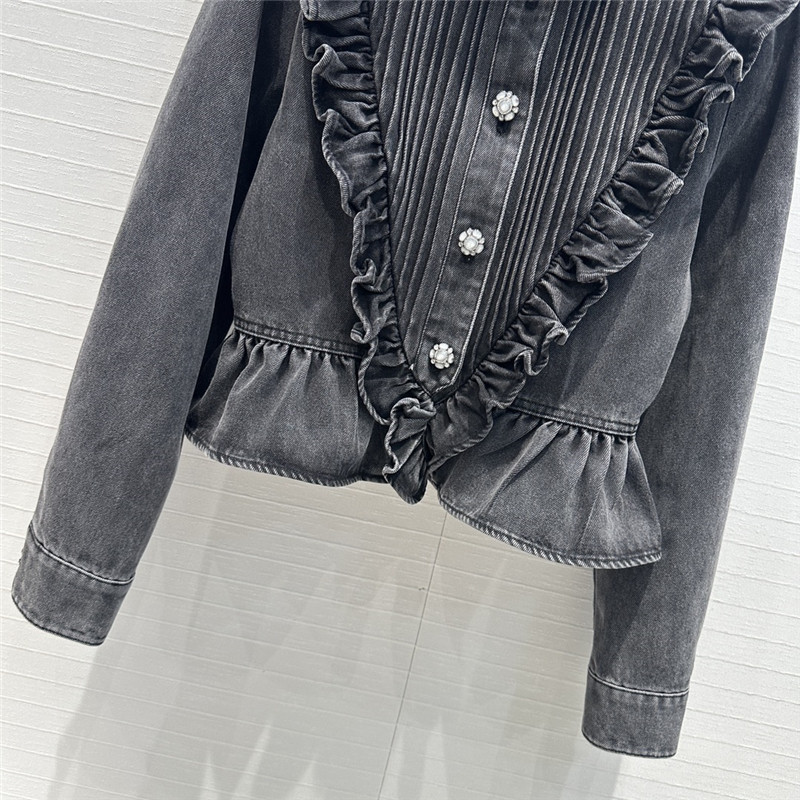 Ch**el denim jacket cheap replica designer clothes