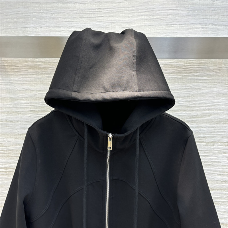 Pra*a hooded drawstring trench coat replica d&g clothing