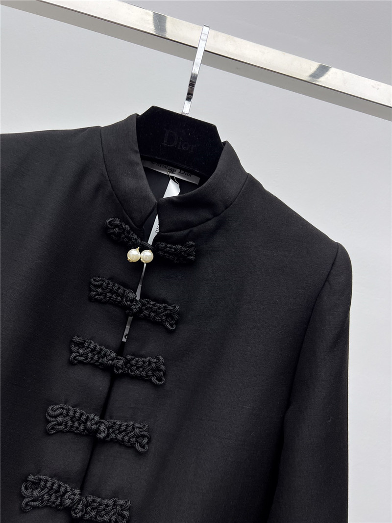 D10r stand collar buttoned suit jacket replicas clothes