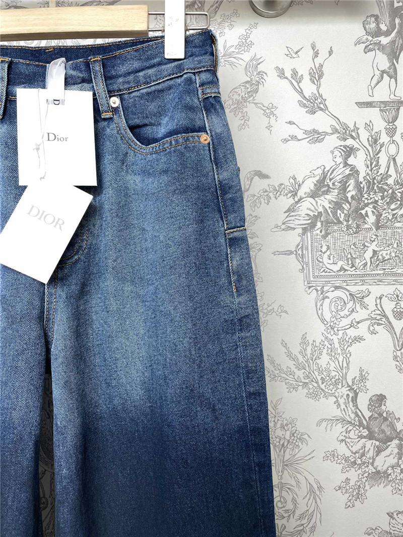 D10r gradient denim straight pants replica d&g clothing