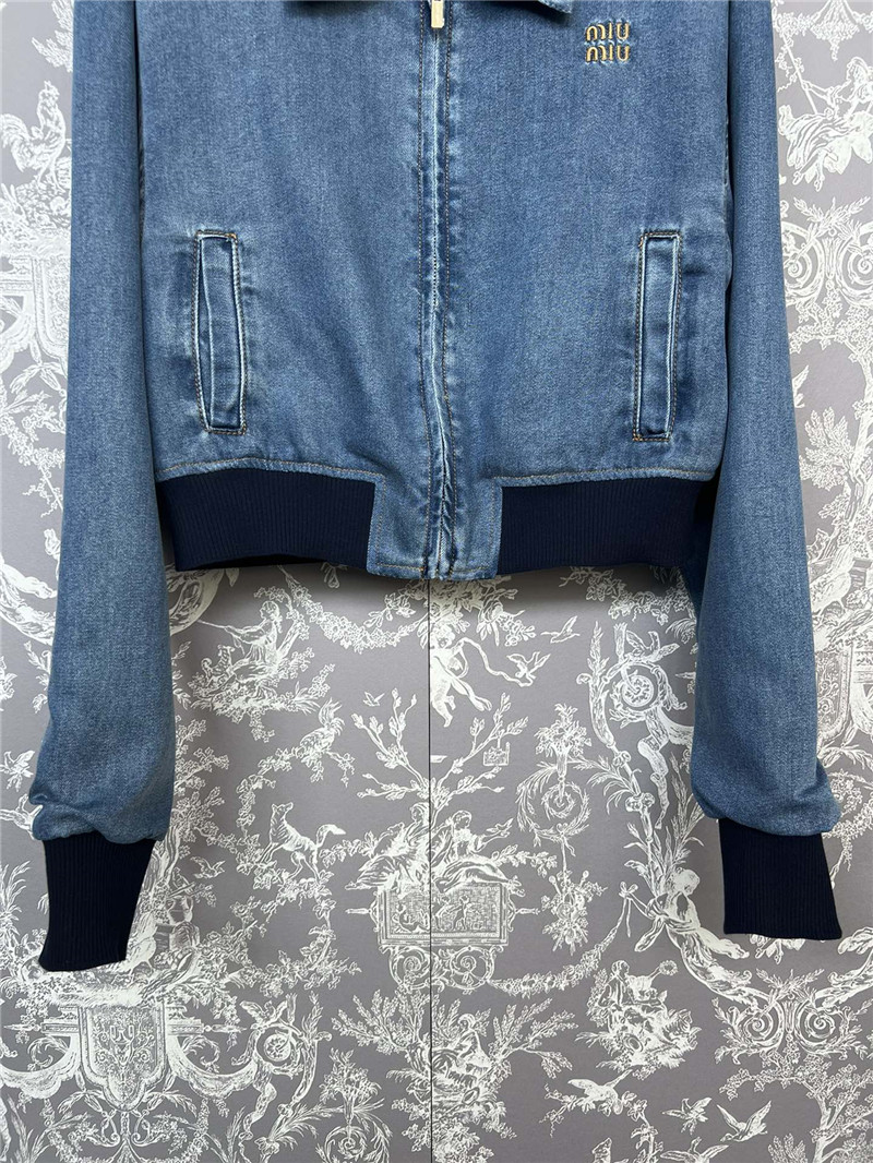 M1um1u patchwork short jacket cheap replica designer clothes