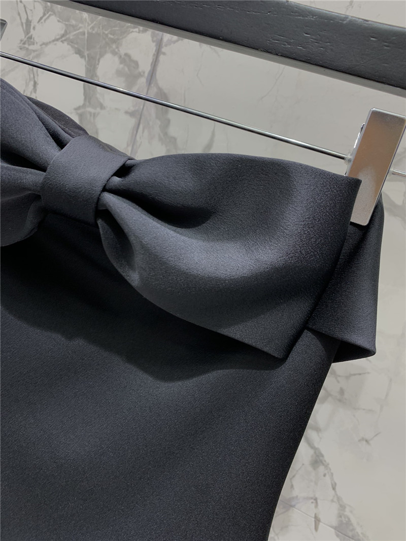 Y51 bow tube top dress replicas clothes