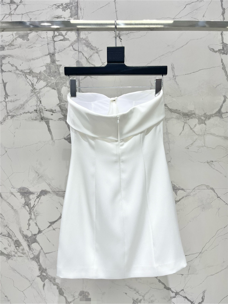 Y51 bow tube top dress replicas clothes