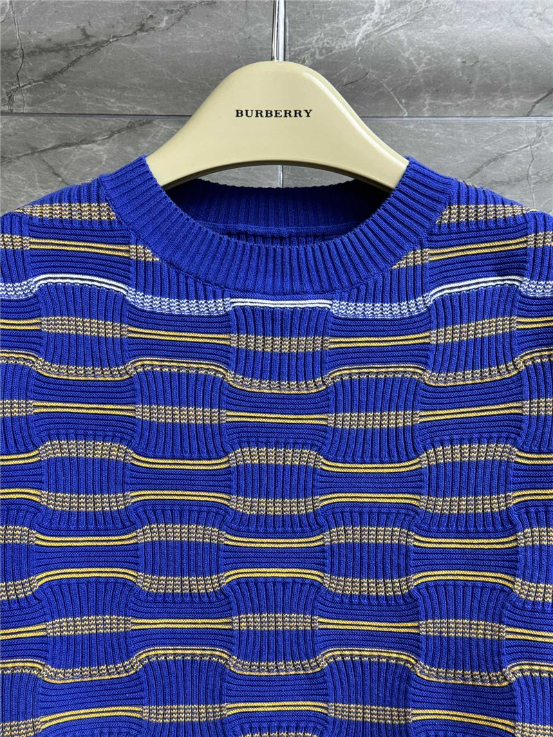 Ch**el striped knitted short sleeves replica designer clothes