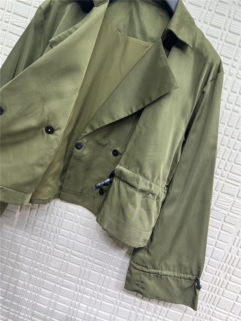 Pra*a waist short coat replica d&g clothing