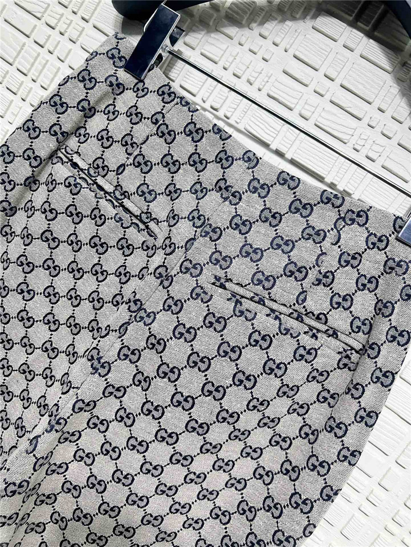 Gvc*1 classic jacquard trousers replica designer clothes