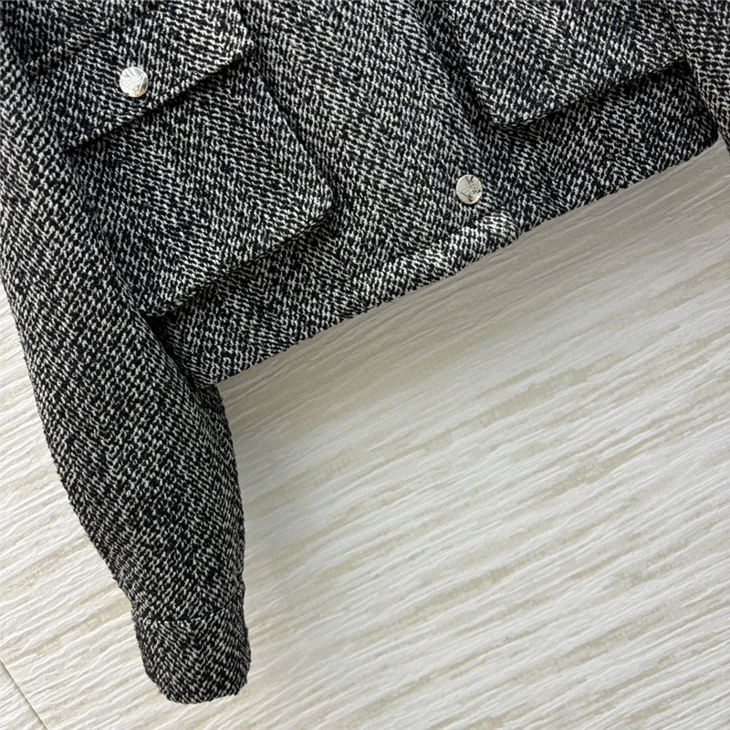 Pra*a patchwork wool coat replica designer clothes