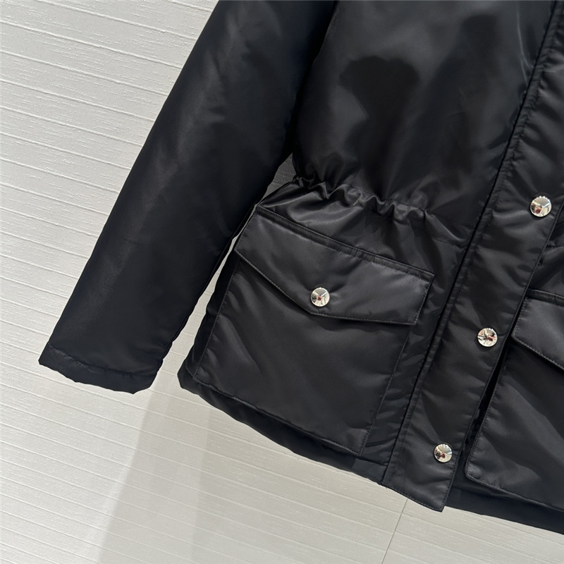 Pra*a lapel double pocket down jacket replica d&g clothing
