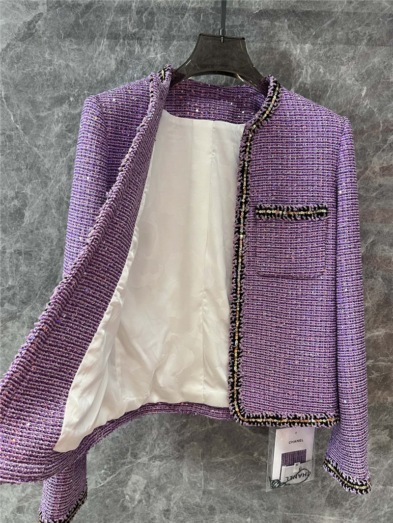 Ch**el sequined nylon jacket replica d&g clothing