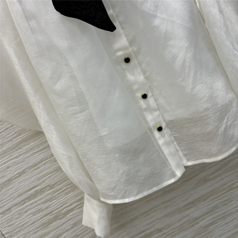 zimm ruffled organza shirt cheap replica designer clothes