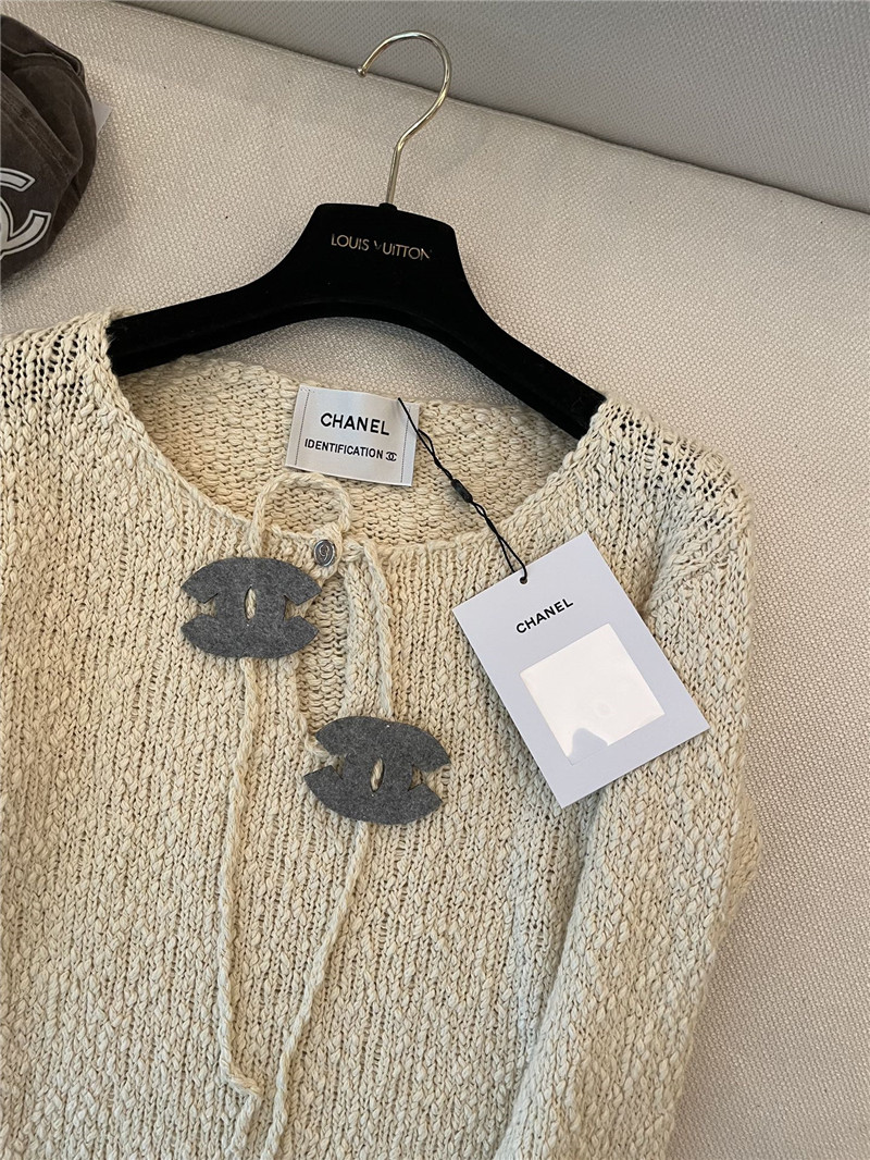 Ch**el tie rope knitted pullover in ivory